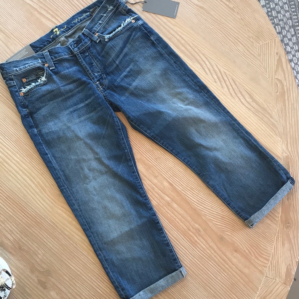 7 for all mankind cropped Josefina relaxed skinny